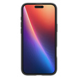 θήκη Spigen για iPhone 16 Plus, Thin Fit Mag, γκρι + γυαλί 9H tempered