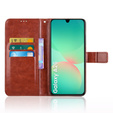 Θήκη με πτερύγιο για Samsung Galaxy A26, Crazy Horse Wallet, καφέ