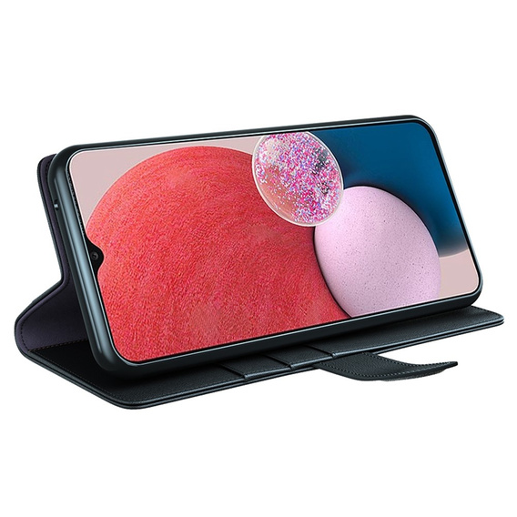 θήκη με πτερύγιο για Samsung Galaxy A13 4G, Split Leather, μπλε