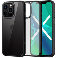 Θήκη για iPhone 13 Pro, ERBORD Hybrid Case, μαύρη