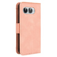 Θήκη με πτερύγιο για T Phone 3 5G, Card Slot, ροζ