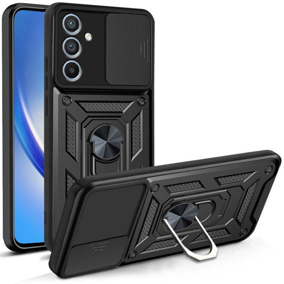 Θήκη για Samsung Galaxy M34, CamShield Slide, μαύρο
