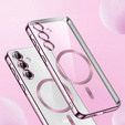 Θήκη για Samsung Galaxy S25+ Plus, Electro MagSafe, ροζ rose gold + Γυαλί για την οθόνη