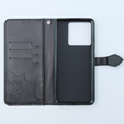 Θήκη με πτερύγιο για Xiaomi 13T / 13T Pro, Mandala, μαύρη