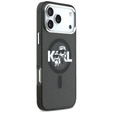 Θήκη Karl Lagerfeld IML Glitter Karl & Choupette Sketch Logo MagSafe για iPhone 17 Pro Max