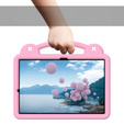 Παιδική θήκη για Samsung Galaxy Tab S10+ Plus, Cute Patterns, με βάση, ροζ