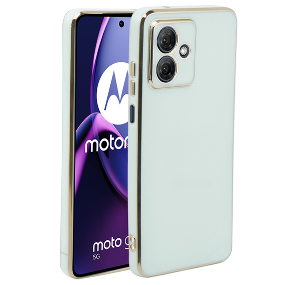 Θήκη για Motorola Moto G54 5G, Glamour CamShield, μέντας