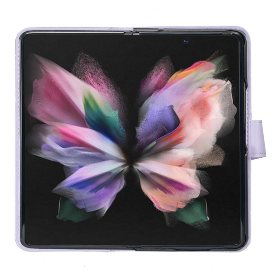 Θήκη με πτερύγιο για Samsung Galaxy Z Fold6 5G, Wallet, BINFEN COLOR, μωβ