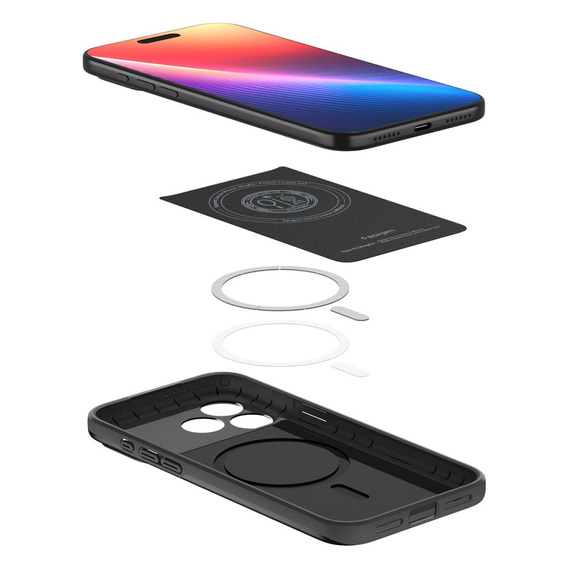 Θήκη Spigen για iPhone 17 Pro, Thin Fit MagSafe, Μαύρο