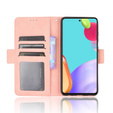 Θήκη με πτερύγιο για Samsung Galaxy A72 5G, Card Slot, ροζ