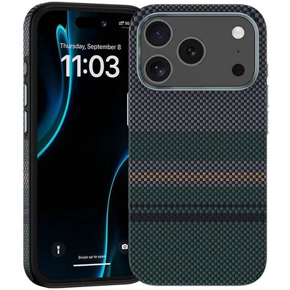 Θήκη BENKS Kevlar Magnetic Armor Pro Aurora 600D C070 για MagSafe για iPhone 17 Pro Max