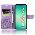 Θήκη με πτερύγιο για Samsung Galaxy A26, Butterfly, μωβ