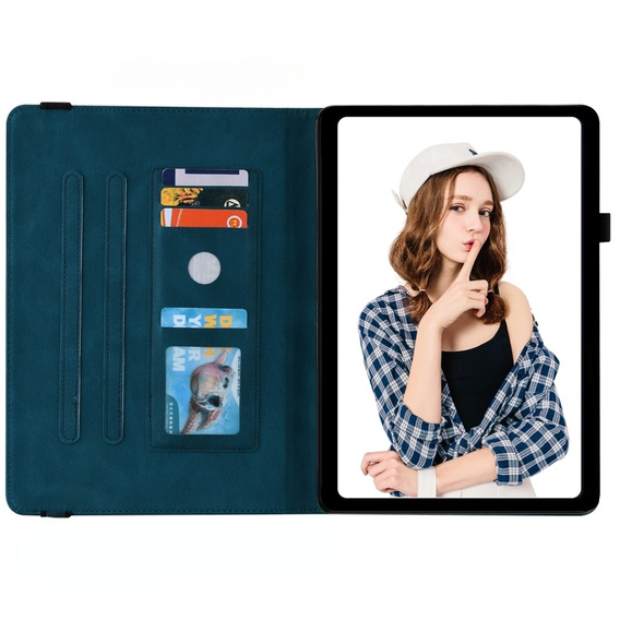 θήκη για το Lenovo Tab M9, Butterfly, μωβ