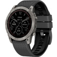 Λουράκι σιλικόνης για Garmin Fenix 7 / Forerunner 965 / 955 / 945 / 935, γκρι / Μαύρο