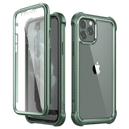 Θήκη για iPhone 11, Dexnor Full Body Rugged, διαφανής / πράσινη