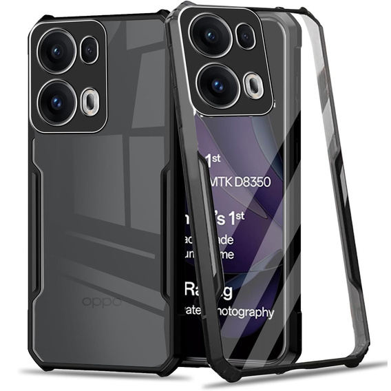 Θήκη για Oppo Reno 13 Pro, AntiDrop Hybrid, μαύρη