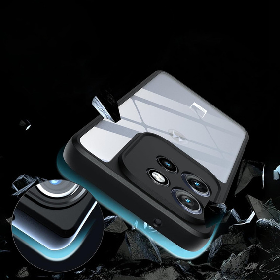 Θήκη για Motorola Edge 50 Neo / Motorola ThinkPhone 25, Fusion Hybrid, διαφανής