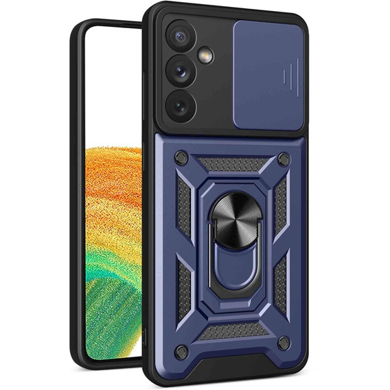 Θήκη για Samsung Galaxy M15 5G, CamShield Slide, μπλε