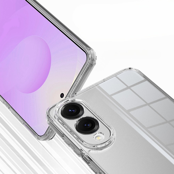 Θήκη για Samsung Galaxy S25 Edge, Fusion Hybrid, διαφανής