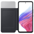 Γνήσια θήκη Samsung για Galaxy A53 5G, S View Wallet Cover, μαύρη