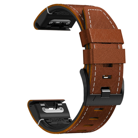 Δερμάτινο λουράκι Quickfit για Garmin Fenix 5/6/6 PRO/7 Forerunner 965/955/945