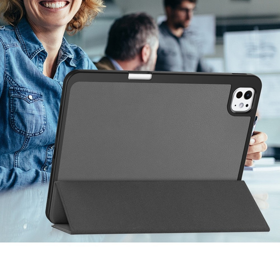 Θήκη για iPad Pro 11" 2024 (5 gen.), Smartcase με χώρο για γραφίδα, γκρι