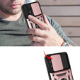 Θήκη για Samsung Galaxy A13 4G, CamShield Slide, ροζ rose gold
