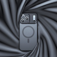 Ματ θήκη για iPhone 17 Pro Max, για Magsafe, μαύρο ματ