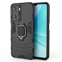 Θήκη για Oppo A57s, Kickstand Ring, μαύρη