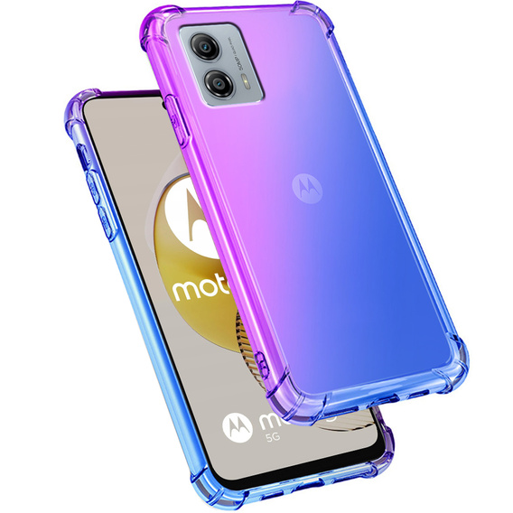 θήκη για το Motorola Moto G73 5G, Gradient Dropproof, Μωβ / μπλε