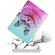 Θήκη για Samsung Galaxy Tab A9+ X210 / X215 / X216B, pink cat