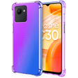 θήκη για το Realme C30 / Narzo 50i Prime, Gradient Dropproof, Μωβ / μπλε