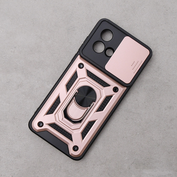Θήκη για Motorola Moto G84 5G, CamShield Slide, ροζ rose gold