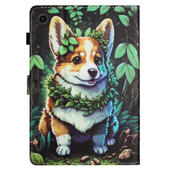 Θήκη για Samsung Galaxy Tab A9 X110 / X115, corgi dog