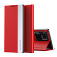 Θήκη με πτερύγιο για Xiaomi Redmi 10C, Side Magnetic, κόκκινη