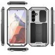 Θωρακισμένη θήκη για Samsung Galaxy S25, R-JUST, ασημένια