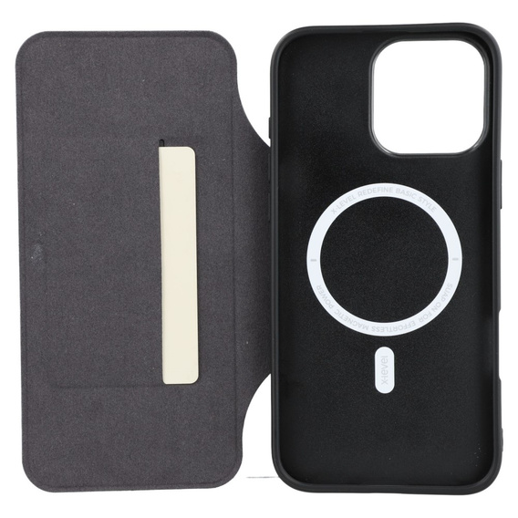 Θήκη X-LEVEL για iPhone 16 Pro, Magnetic Card Holder, μαύρο
