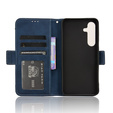 Θήκη με πτερύγιο για Samsung Galaxy S25 FE, Card Slot, σκούρο μπλε
