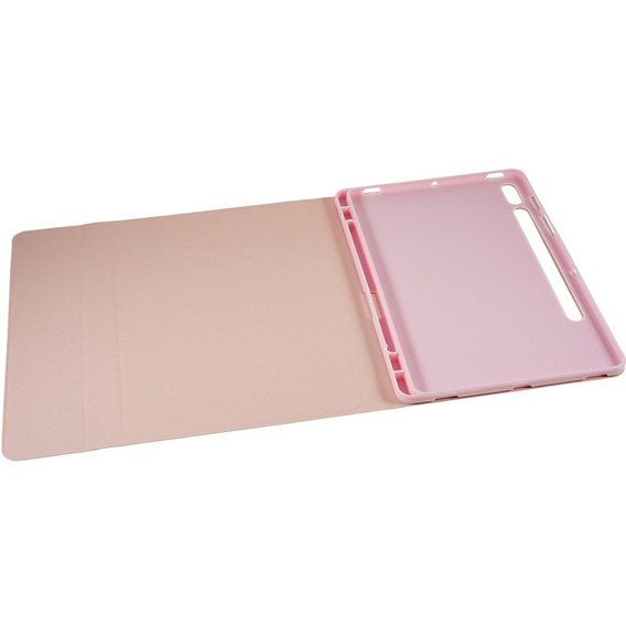 Θήκη + πληκτρολόγιο Samsung Galaxy Tab S7 T870/T875 / S8, Pen Slot, ροζ rose gold