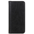 Θήκη για Xiaomi Redmi Note 13 Pro 4G, Wallet Litchi Leather, μαύρη