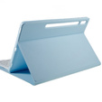 Θήκη + πληκτρολόγιο Galaxy Tab S7+ Plus / S8+ Plus /S7 FE T730 T733, Pen Slot, μπλε