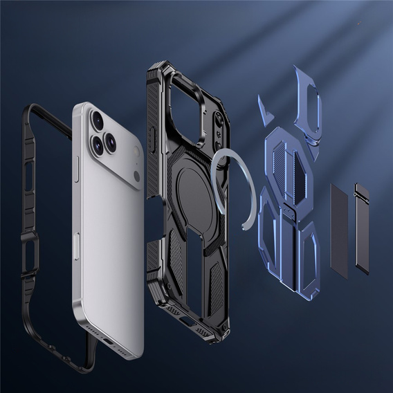 Προστατευτική θήκη με βάση συμβατή με MagSafe για iPhone 17 Pro Max