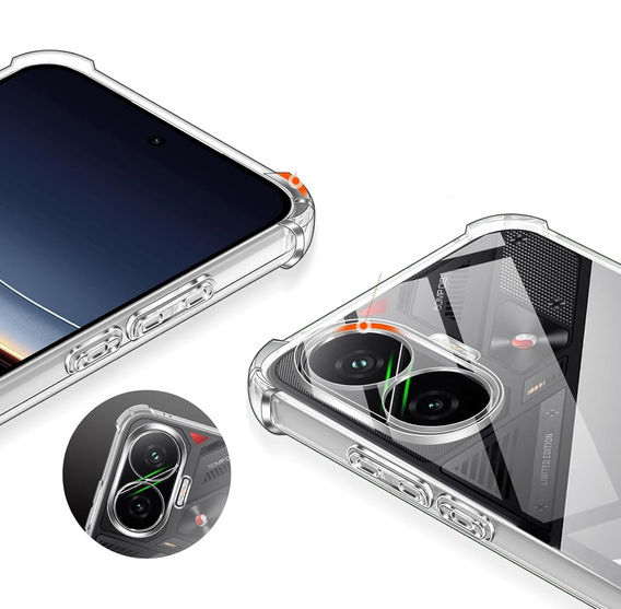 Θήκη για Xiaomi Poco F7, Dropproof, διαφανής