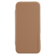 Θήκη X-LEVEL για iPhone 16 Pro, Magnetic Card Holder, καφέ