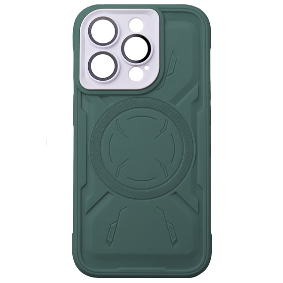 Θήκη για iPhone 15 Pro Max, ERBORD Armor Mag, πράσινη