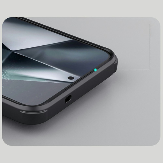 θήκη NILLKIN για Samsung Galaxy S25, Frosted Shield, για MagSafe, μαύρη