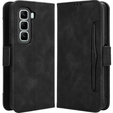 Θήκη με πτερύγιο για Infinix Hot 50 Pro+ 4G, Card Slot, μαύρη