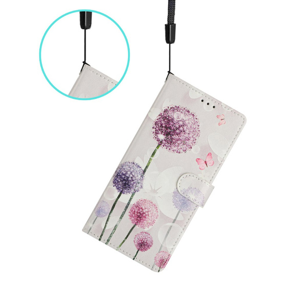 Θήκη με πτερύγιο για Samsung Galaxy A55 5G, Wallet, Dandelion