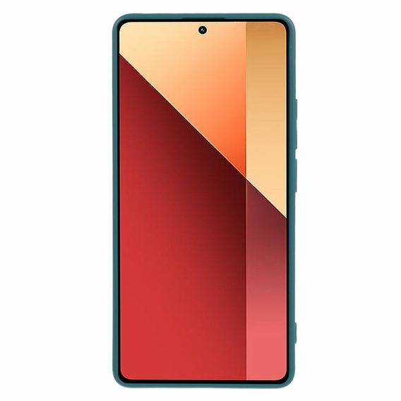 Θήκη για Xiaomi Redmi Note 13 Pro 4G, Silicone Lite, σκούρα πράσινη