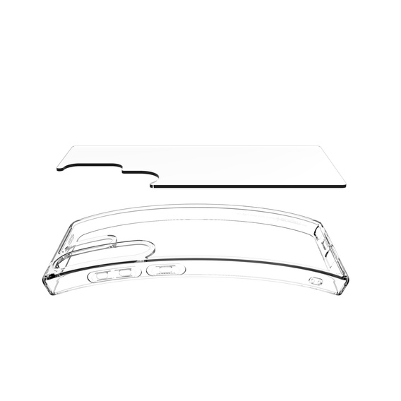 θήκη Spigen για Samsung Galaxy S25 Ultra, Ultra Hybrid, διαφανής + μετριασμένο γυαλί 9H